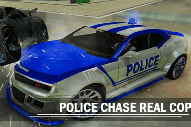 Police Chase Real Cop