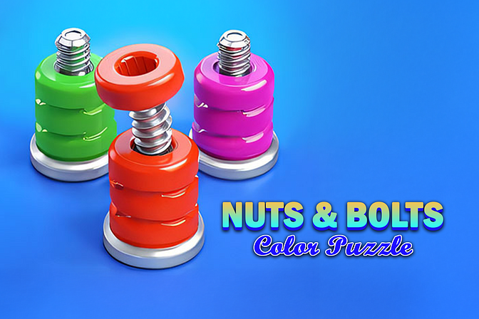 Nuts and Bolts Color Puzzle